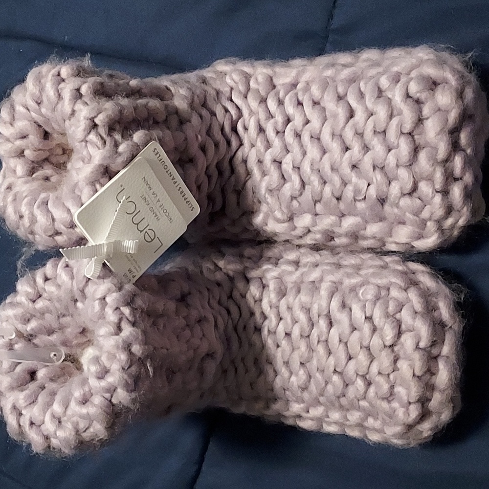 Cozy Lavender Slippers